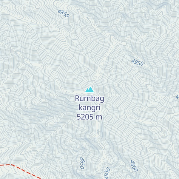 Map of Rumbag kangri