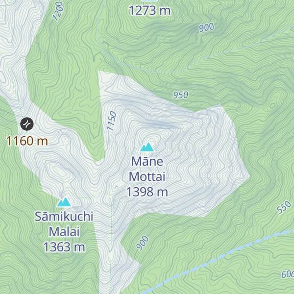 Map of Māne Mottai