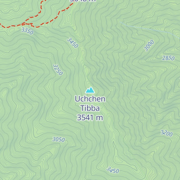 Map of Uchchen Tibba