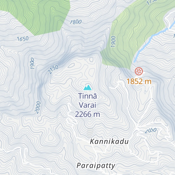 Map of Tinnā Varai