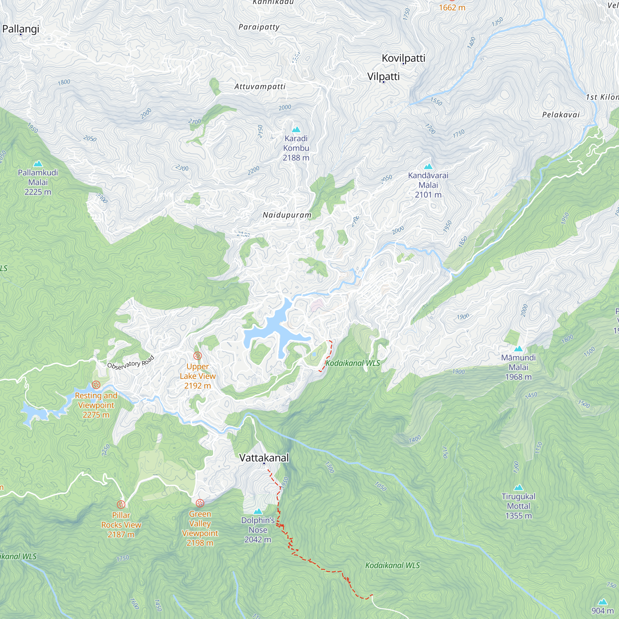 Tamil Nadu Tourist Office map