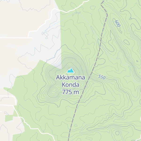 Map of Akkamana Konda