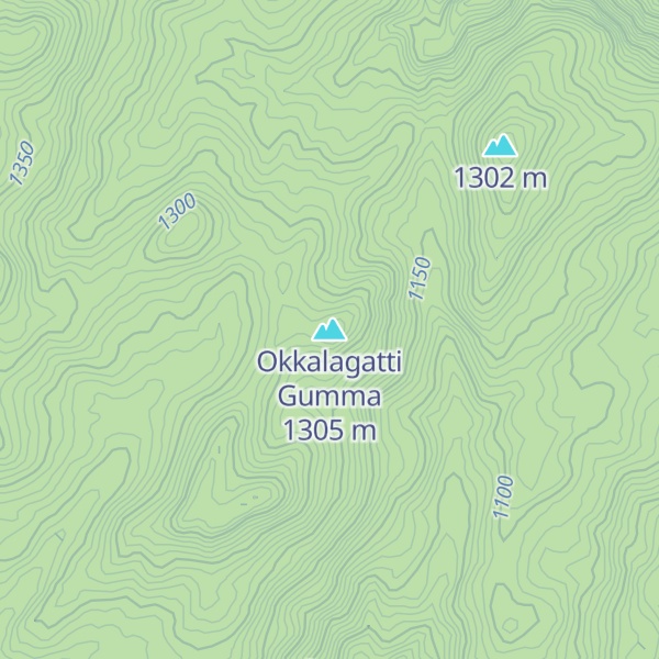 Map of Okkalagatti Gumma