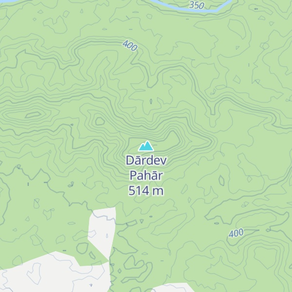 Map of Dārdev Pahār