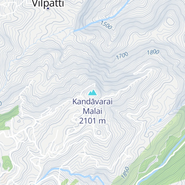 Map of Kandāvarai Malai