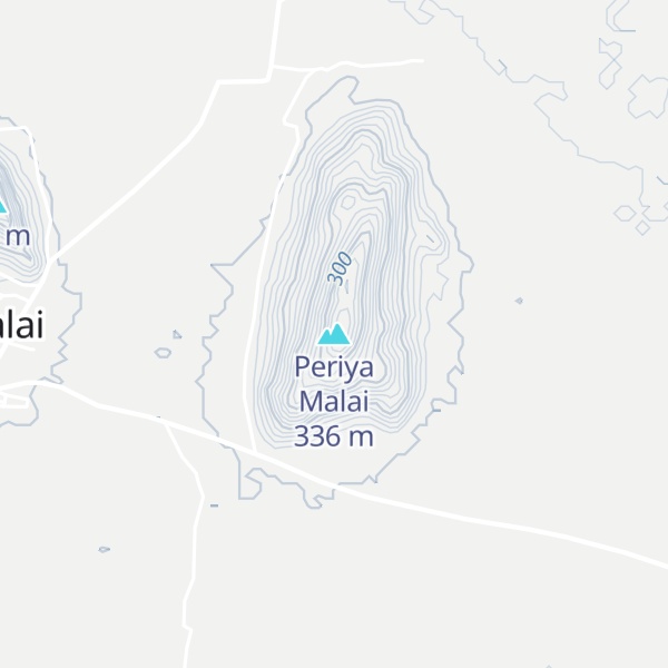 Map of Periya Malai