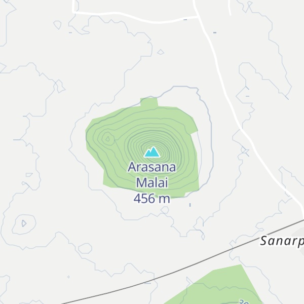 Map of Arasana Malai