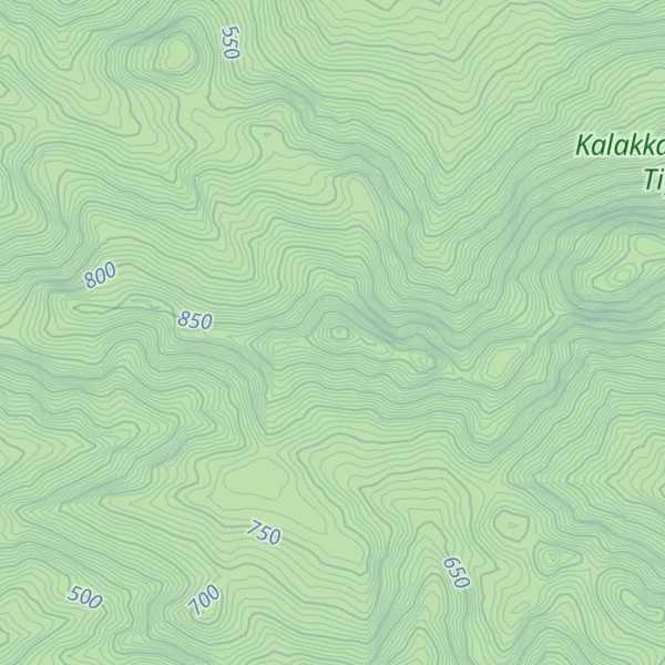 Map of Valli Malai