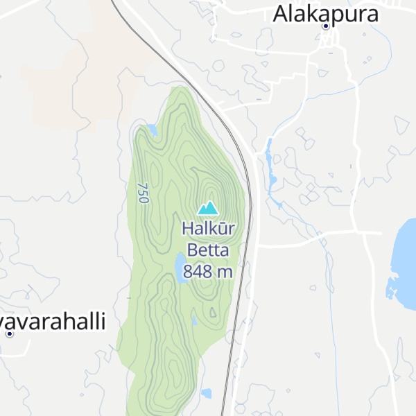 Map of Halkūr Betta