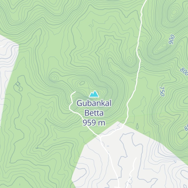 Map of Gubankal Betta