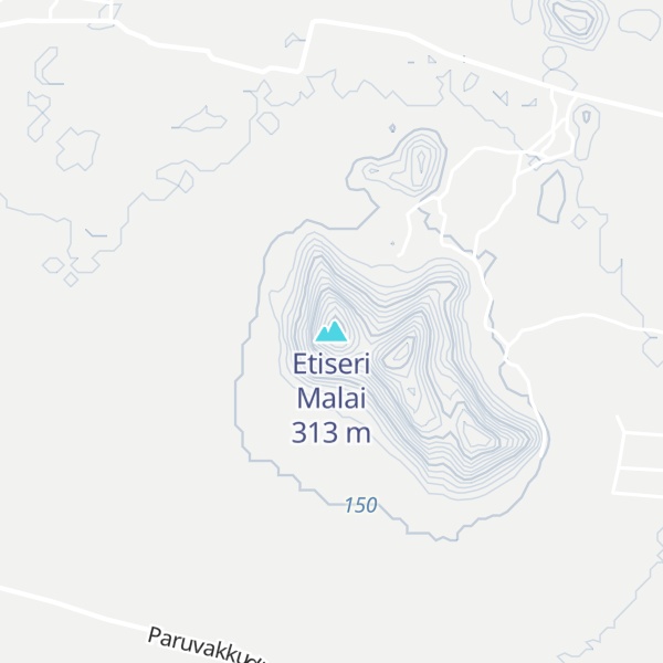 Map of Etiseri Malai