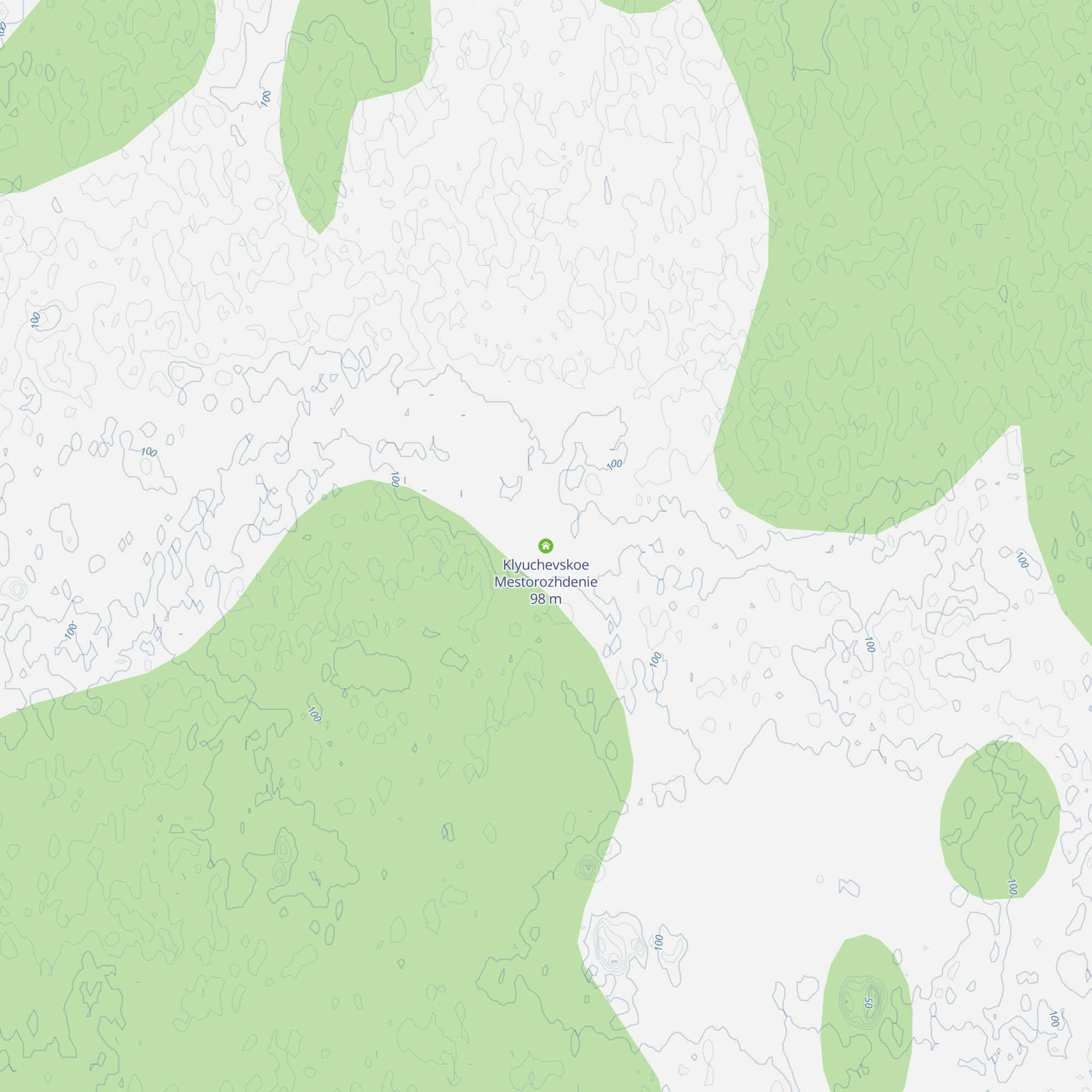 Klyuchevskoe Mestorozhdenie map