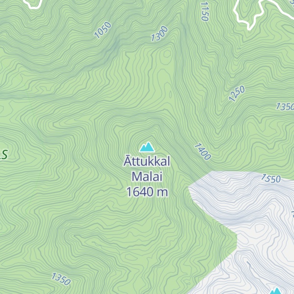 Map of Āttukkal Malai