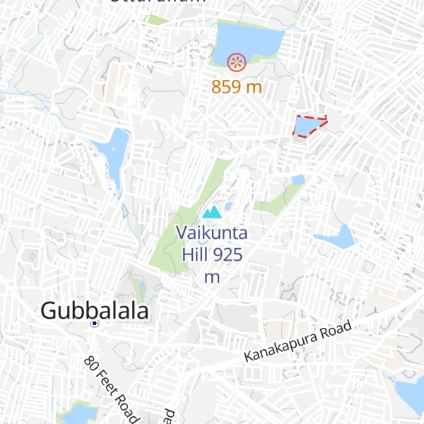 Map of Vaikunta Hill