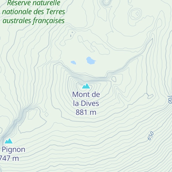 Map of Mont de la Dives