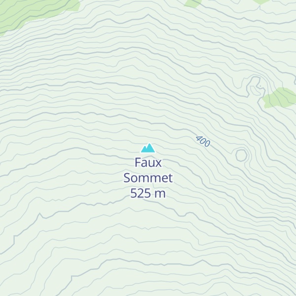 Map of Faux Sommet