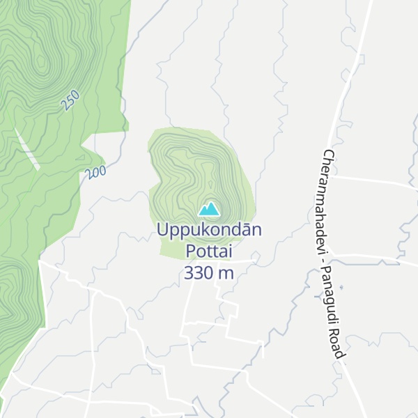 Map of Uppukondān Pottai