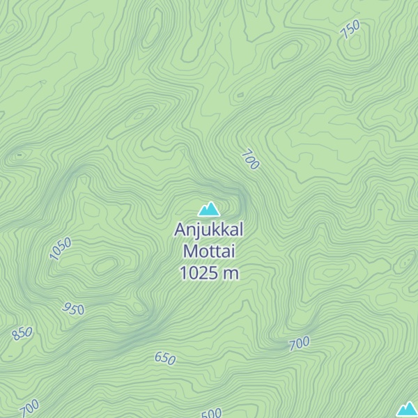 Map of Anjukkal Mottai