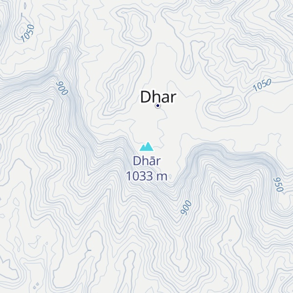 Map of Dhār