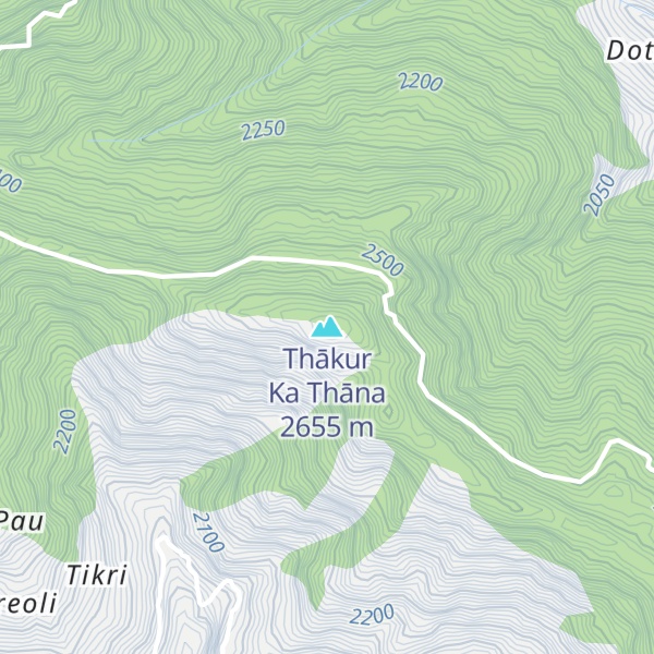Map of Thākur Ka Thāna