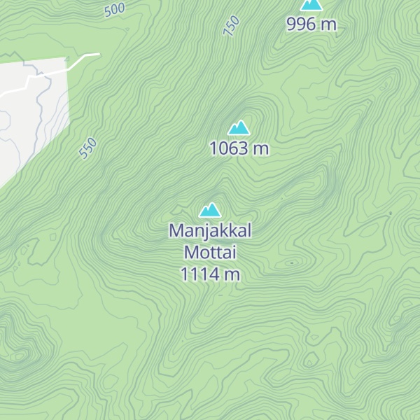 Map of Manjakkal Mottai