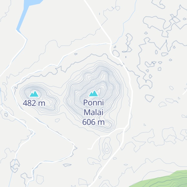 Map of Ponni Malai