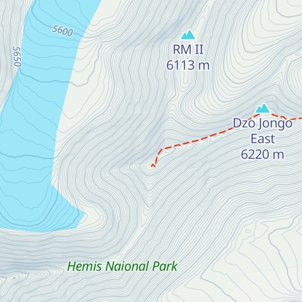 Map of Dzo Jongo West