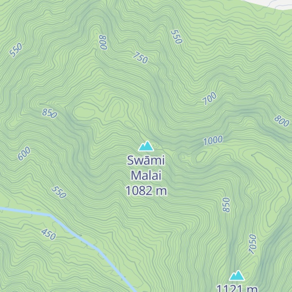 Map of Swāmi Malai
