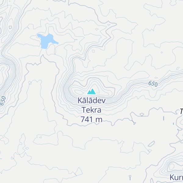 Map of Kālādev Tekra