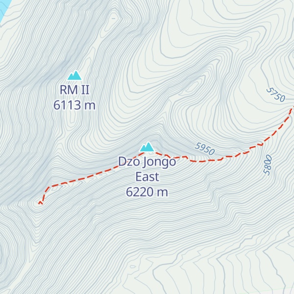 Map of Dzo Jongo East