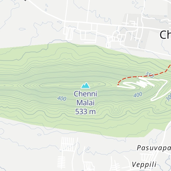 Map of Chenni Malai