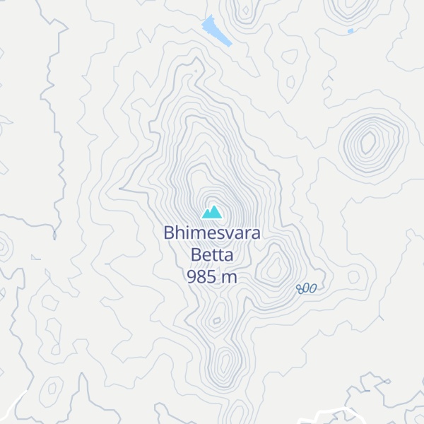 Map of Bhimesvara Betta