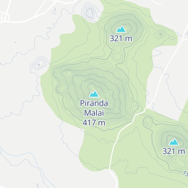 Map of Piranda Malai