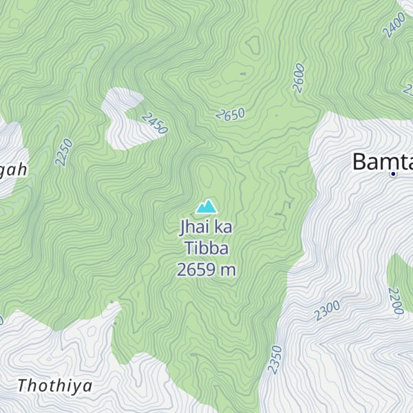 Map of Jhai ka Tibba