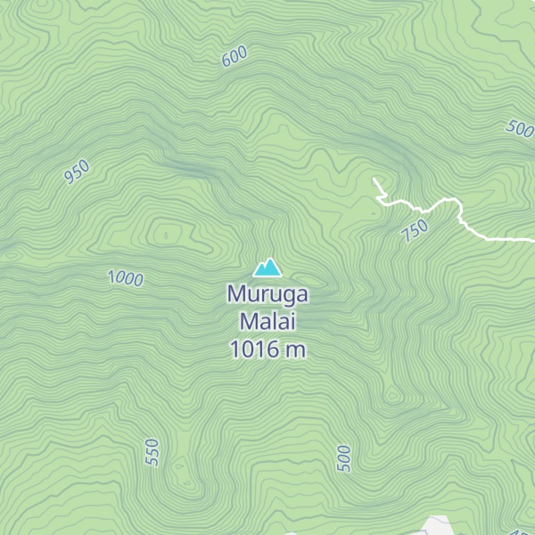 Map of Muruga Malai