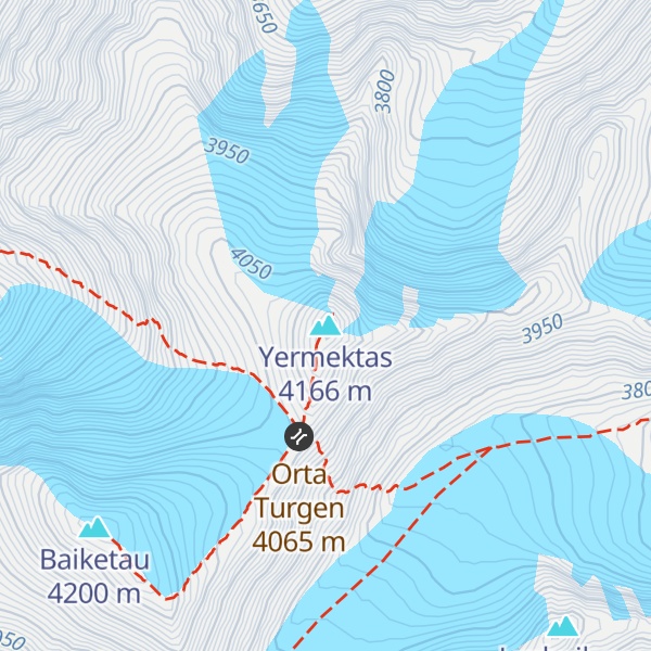 Map of Yermektas