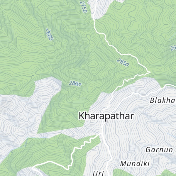 Map of Khara Patthar