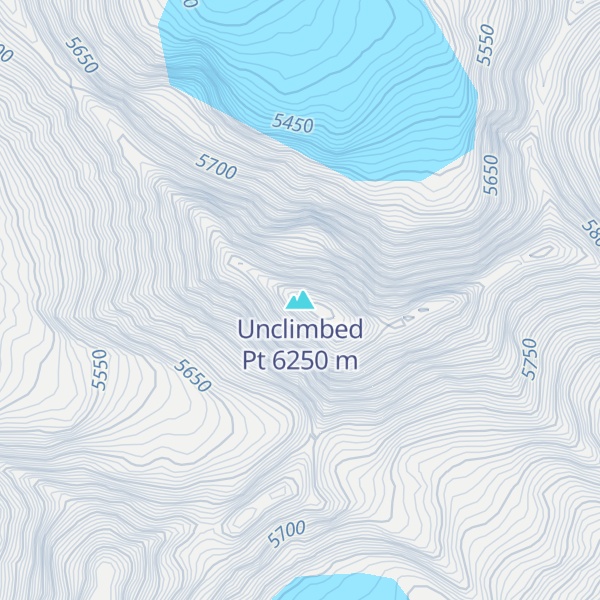 Map of Unclimbed Pt