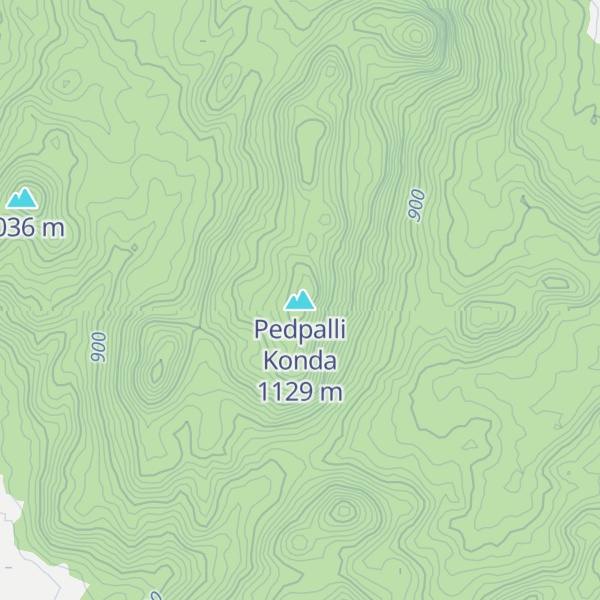 Map of Pedpalli Konda