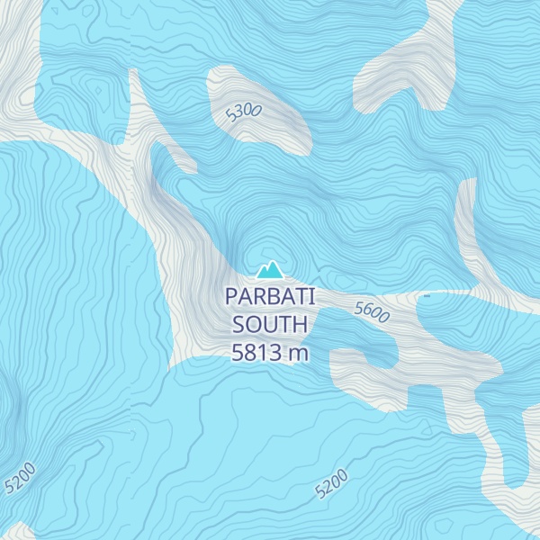 Map of PARBATI SOUTH