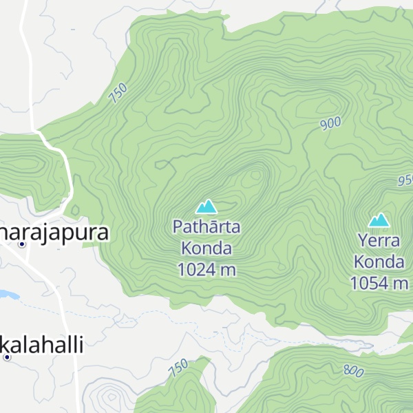 Map of Pathārta Konda