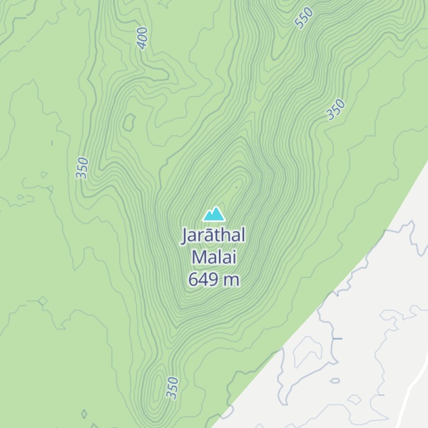 Map of Jarāthal Malai