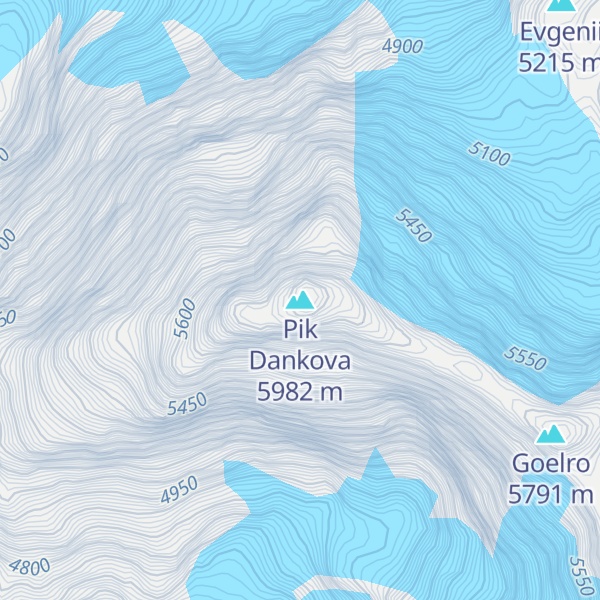 Map of Pik Dankova