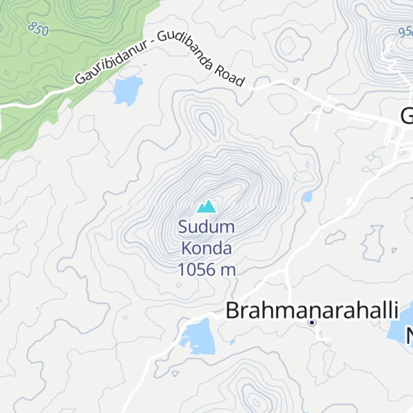 Map of Sudum Konda