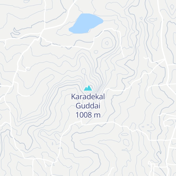 Map of Karadekal Guddai