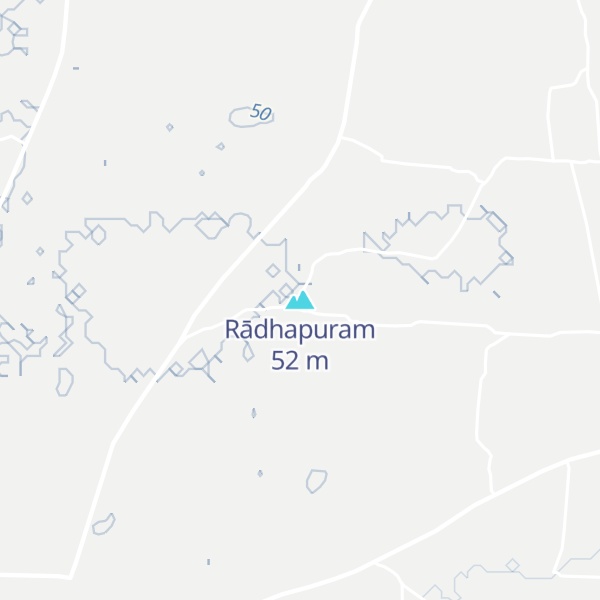 Map of Rādhapuram