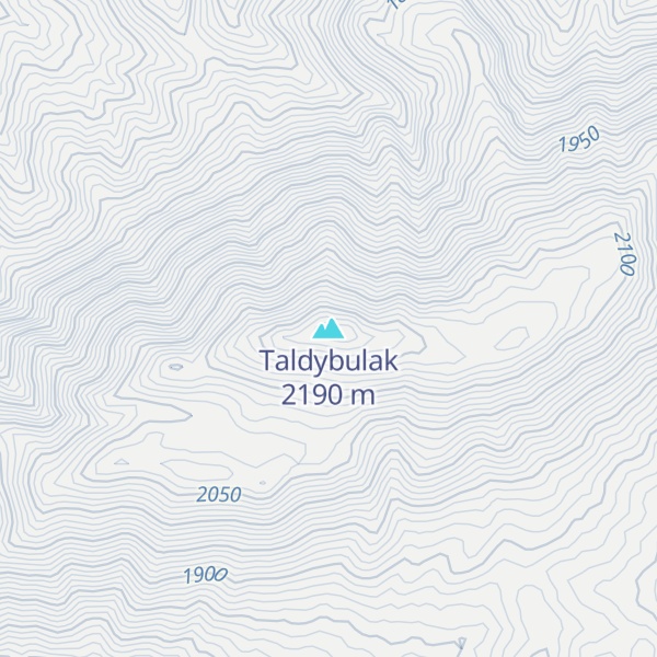 Map of Taldybulak