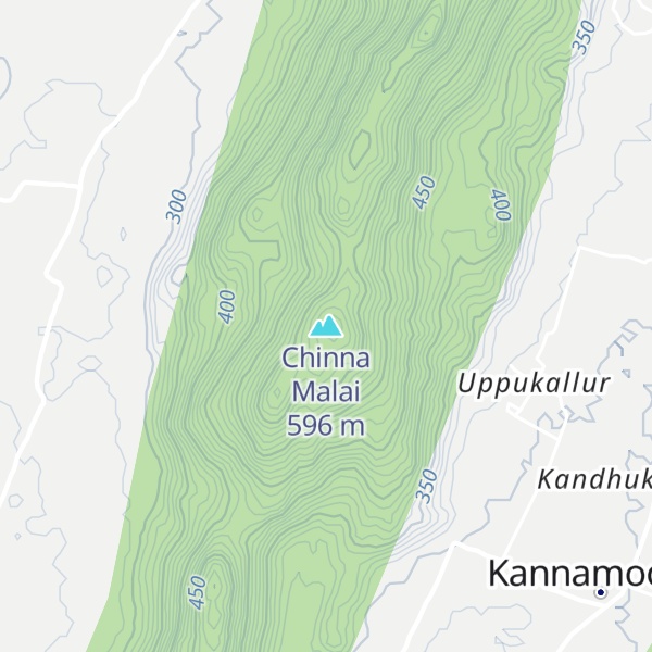 Map of Chinna Malai