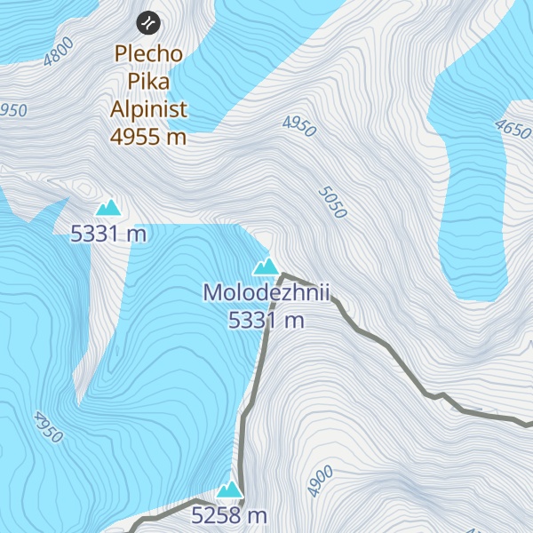 Map of Molodezhnii