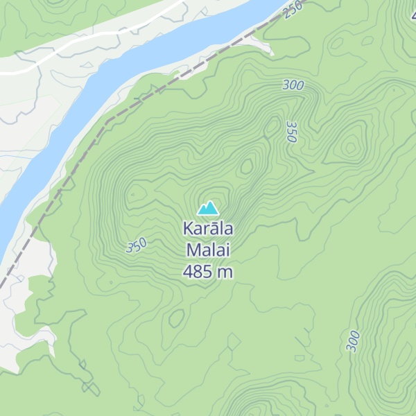 Map of Karāla Malai